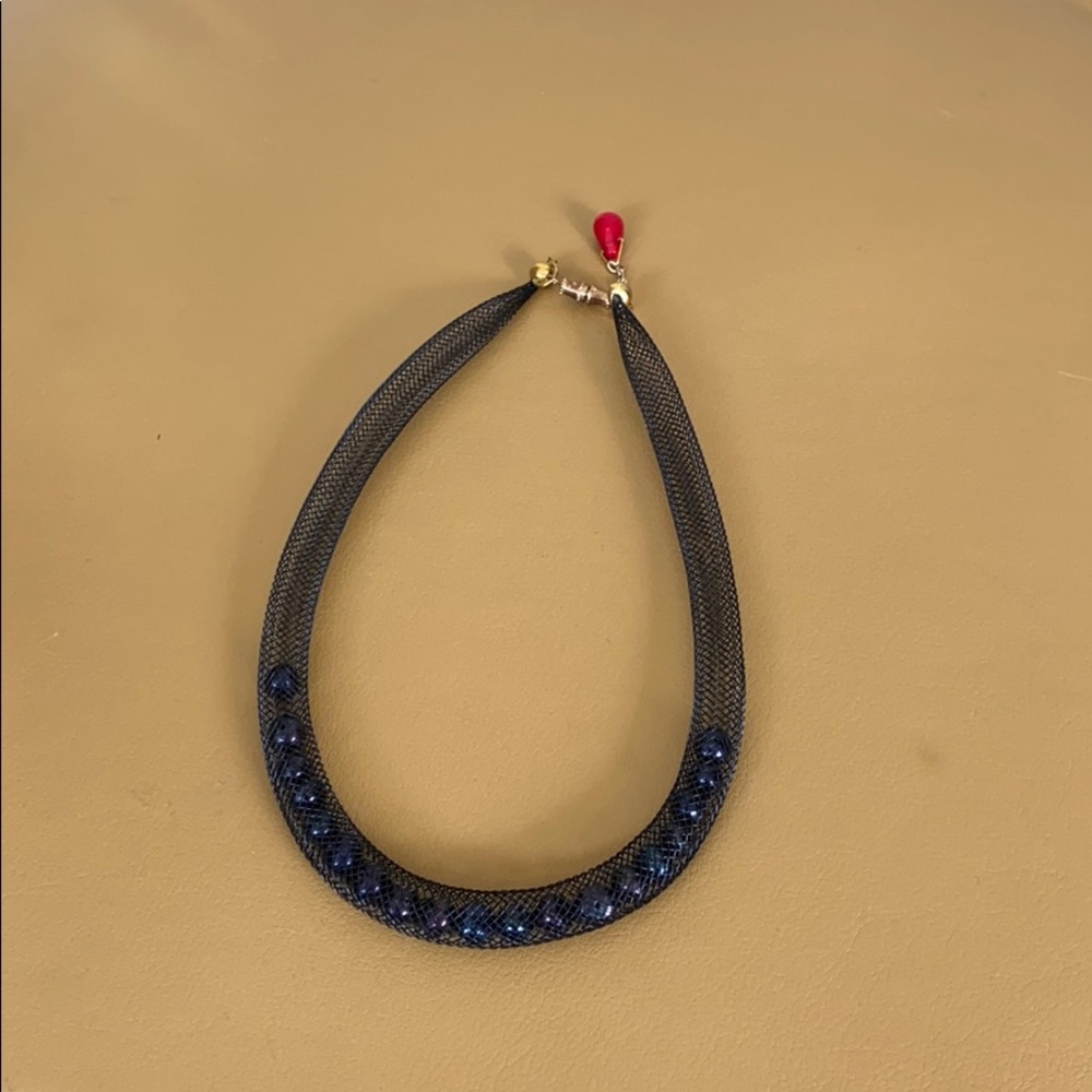 3/$20 Mesh pearl choker necklace
